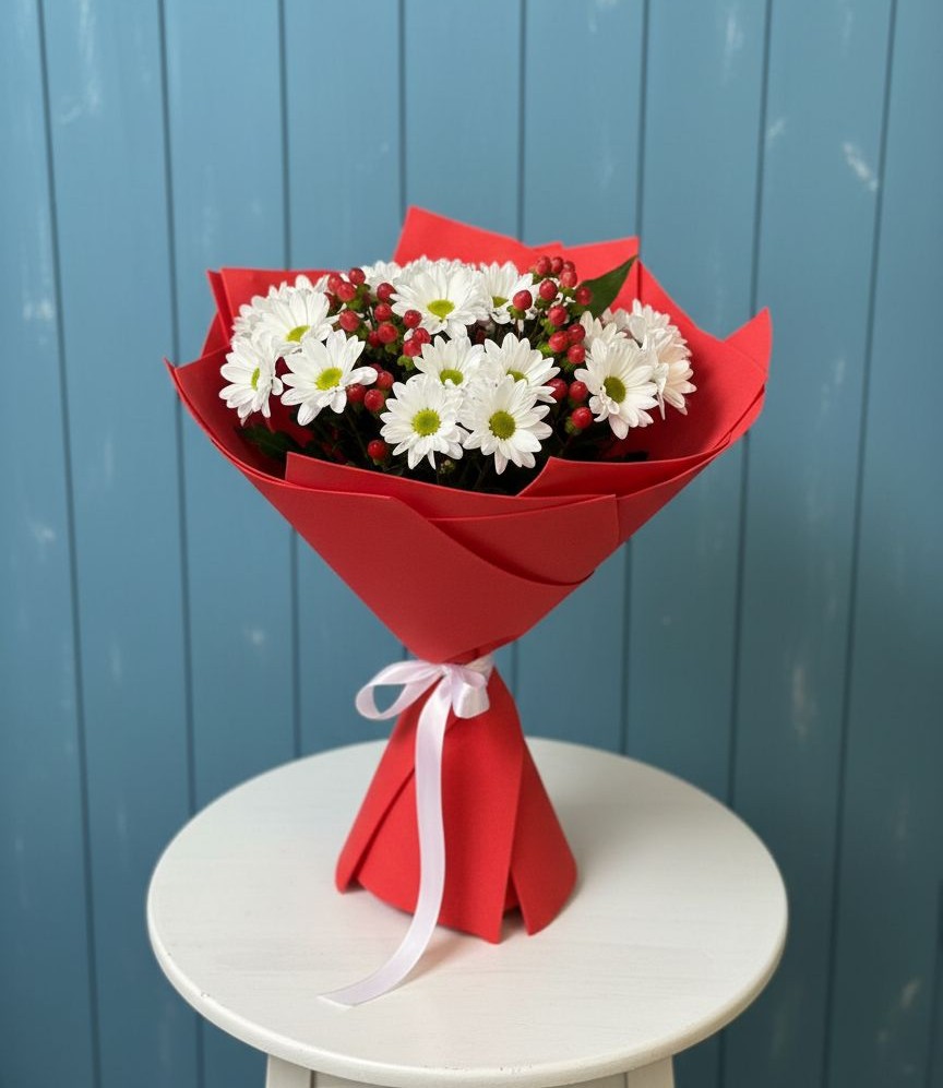 Букет цветов из: Хризантемы в Убинском