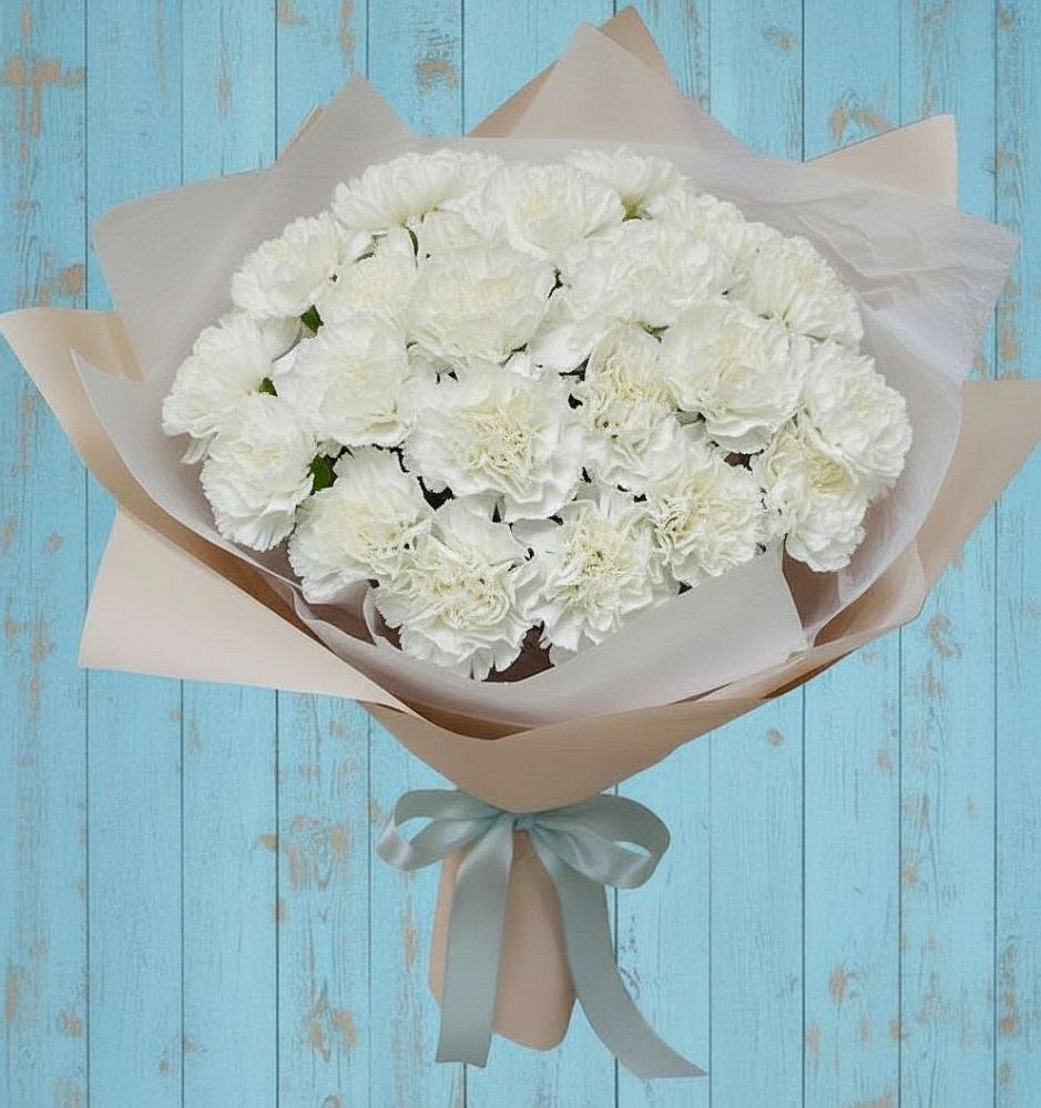 Букет цветов из: Гвоздики в Убинском