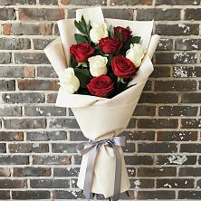 Букет цветов из:  Розы в Убинском