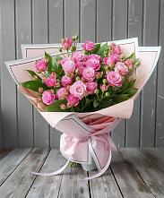 Букет Розовый кустик в Убинском