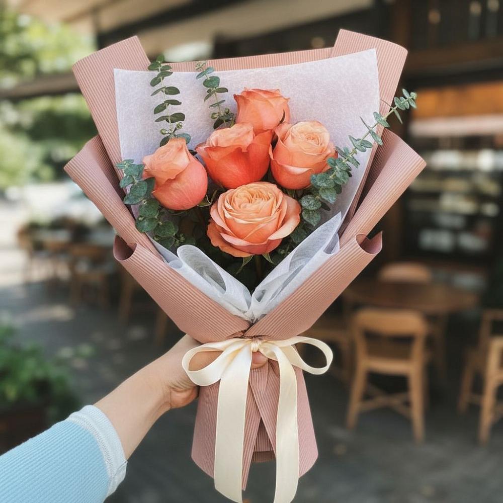 Букет цветов из: Розы в Убинском