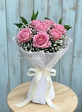 Букет цветов из:  Розы в Убинском