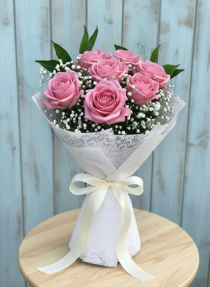 Букет цветов из: Розы в Убинском