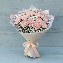 Букет цветов из:  Гвоздики #REPLACE_PRED# Убинском