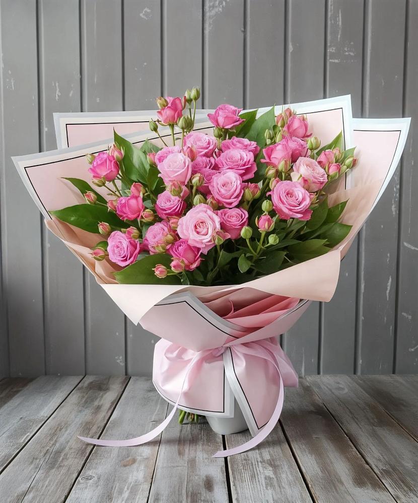Букет Розовый кустик в Убинском