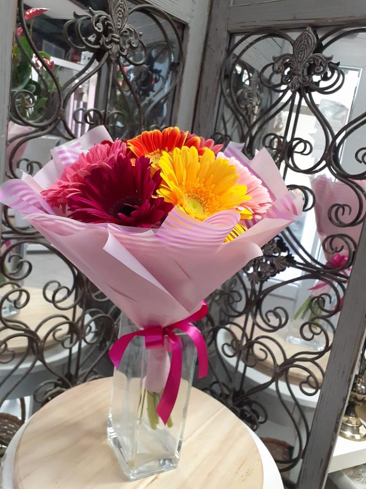 Букет цветов из: Герберы в Убинском