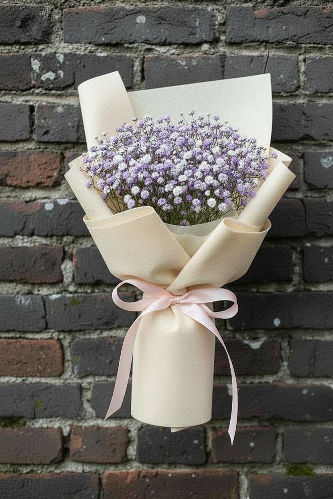 Букет цветов из: Гипсофила в Убинском