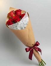 Букет цветов из:  Розы в Убинском