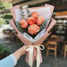 Букет цветов из:  Розы в Убинском