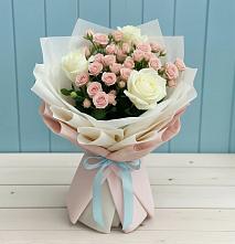 Букет цветов из:  Розы в Убинском