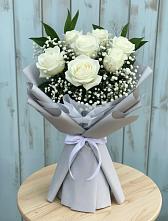 Букет цветов из:  Розы в Убинском