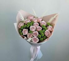 Букет цветов из:  Розы и Хризантемы в Убинском