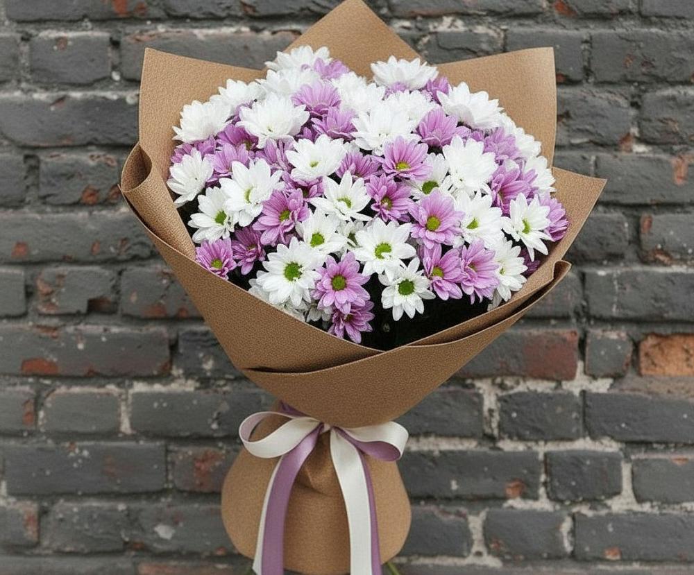 Букет цветов из: Хризантемы в Убинском
