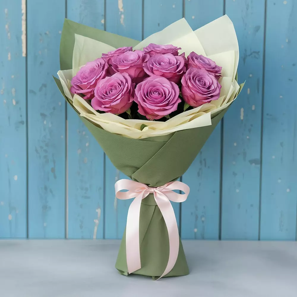 Букет Розы Фёрст Леди в Убинском