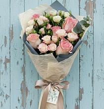 Букет цветов из:  Розы в Убинском