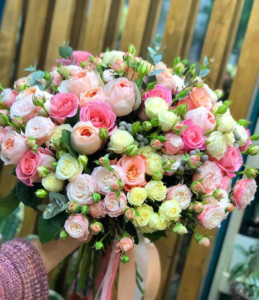 Букет цветов из: Розы в Убинском