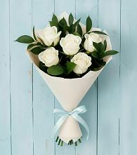 Букет цветов из:  Розы в Убинском