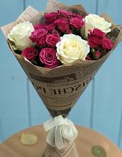 Букет цветов из:  Розы #REPLACE_PRED# Убинском
