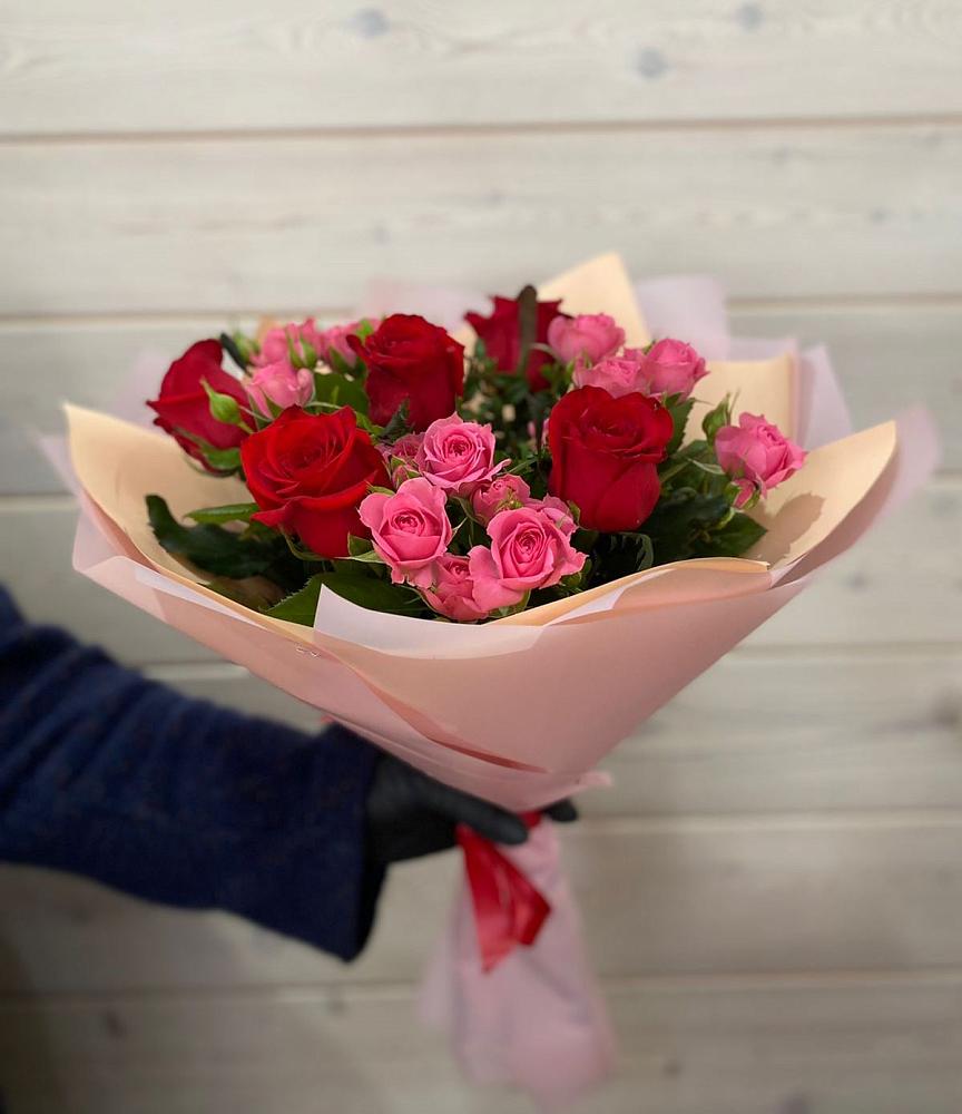 Букет цветов из: Розы в Убинском