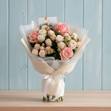 Букет цветов из:  Розы в Убинском