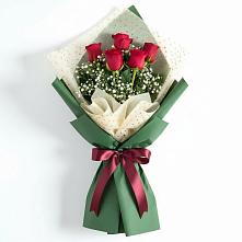 Букет цветов из:  Розы в Убинском
