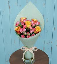 Букет цветов из:  Розы в Убинском