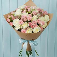 Букет цветов из:  Розы в Убинском